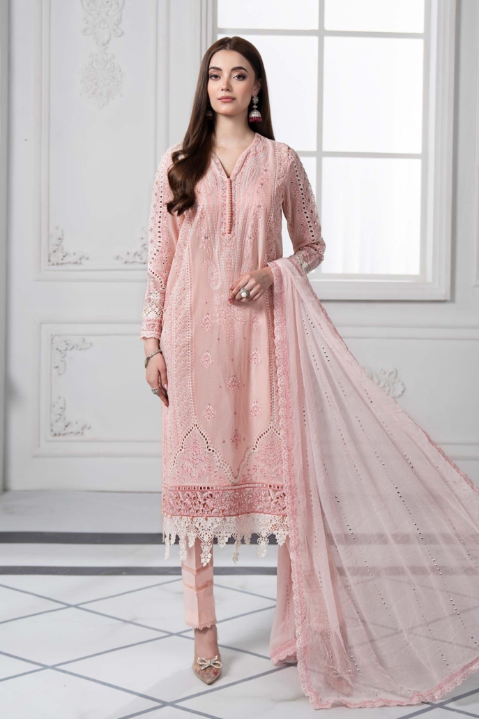 3 Piece Embroidered Lawn Suit  DS-2511-A