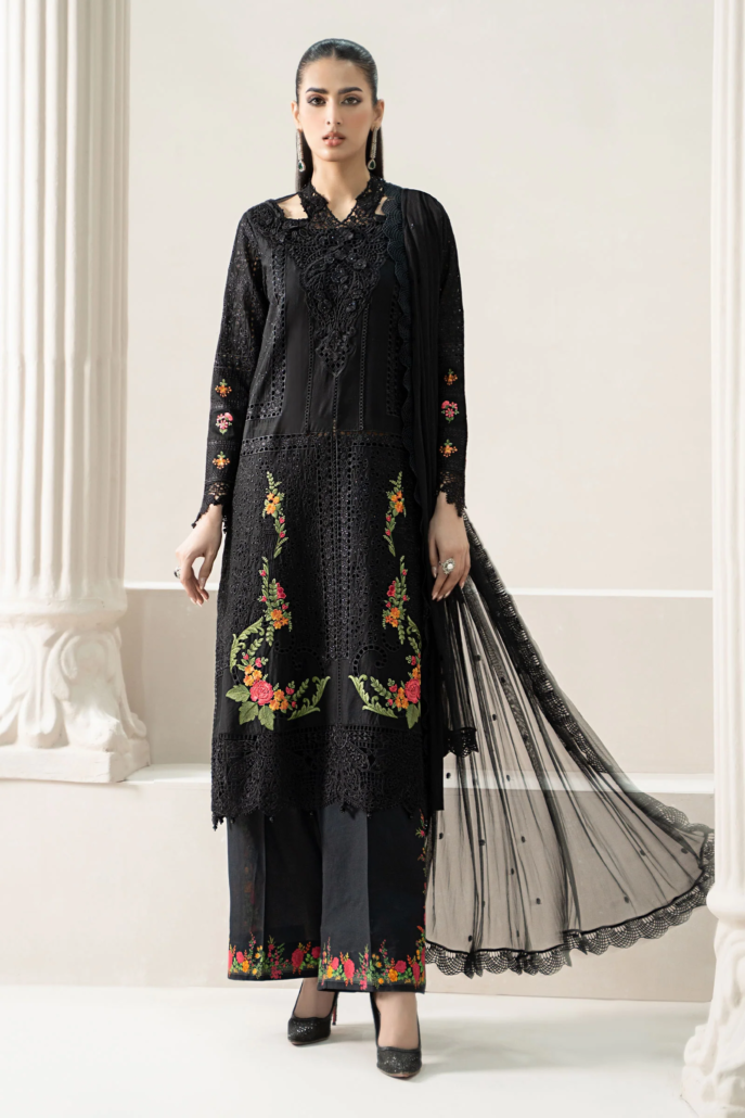 3 Piece Embroidered Lawn Suit  ELS-25-01