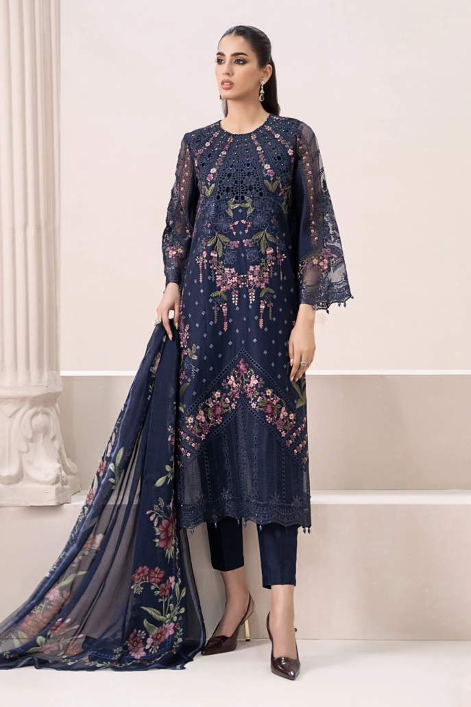 3 Piece Embroidered Lawn Suit  ELS-25-10