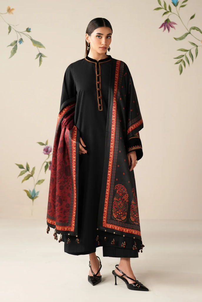EMBROIDERED KHADDAR PR-1195