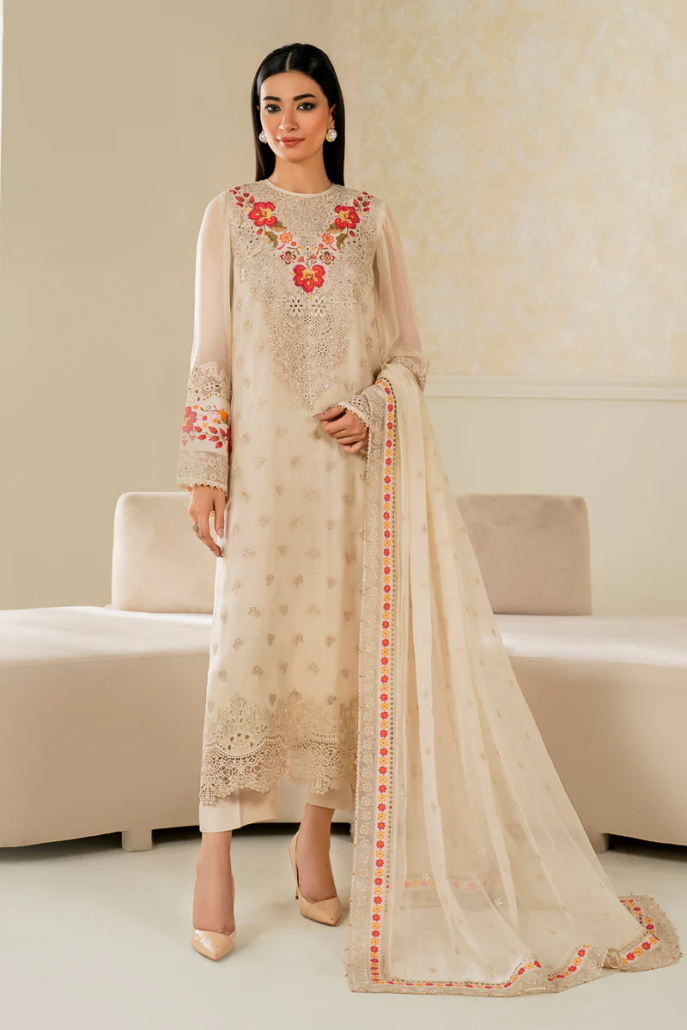 EMBROIDERED CHIFFON PR-1145