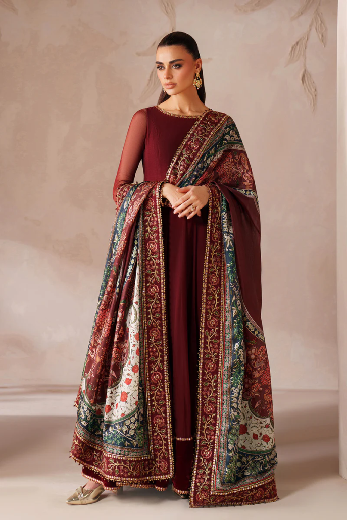 EMBROIDERED CHIFFON PR-1204