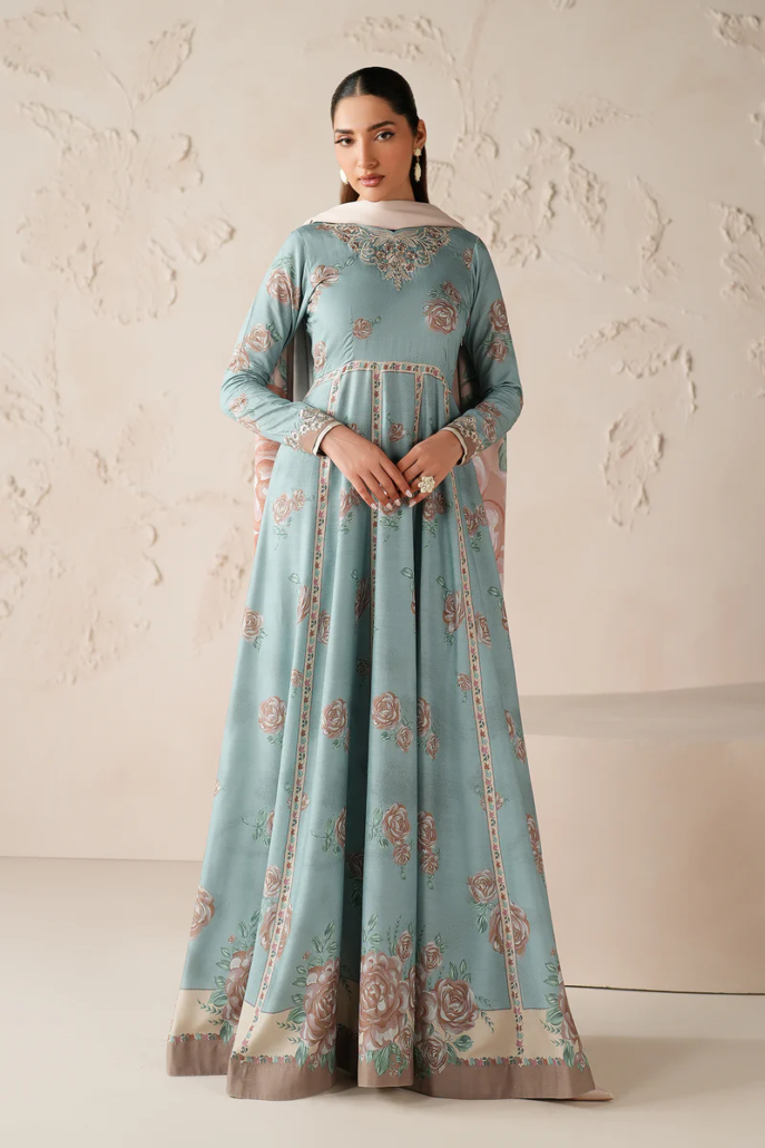 EMBROIDERED PRINTED VISCOSE PR-1200
