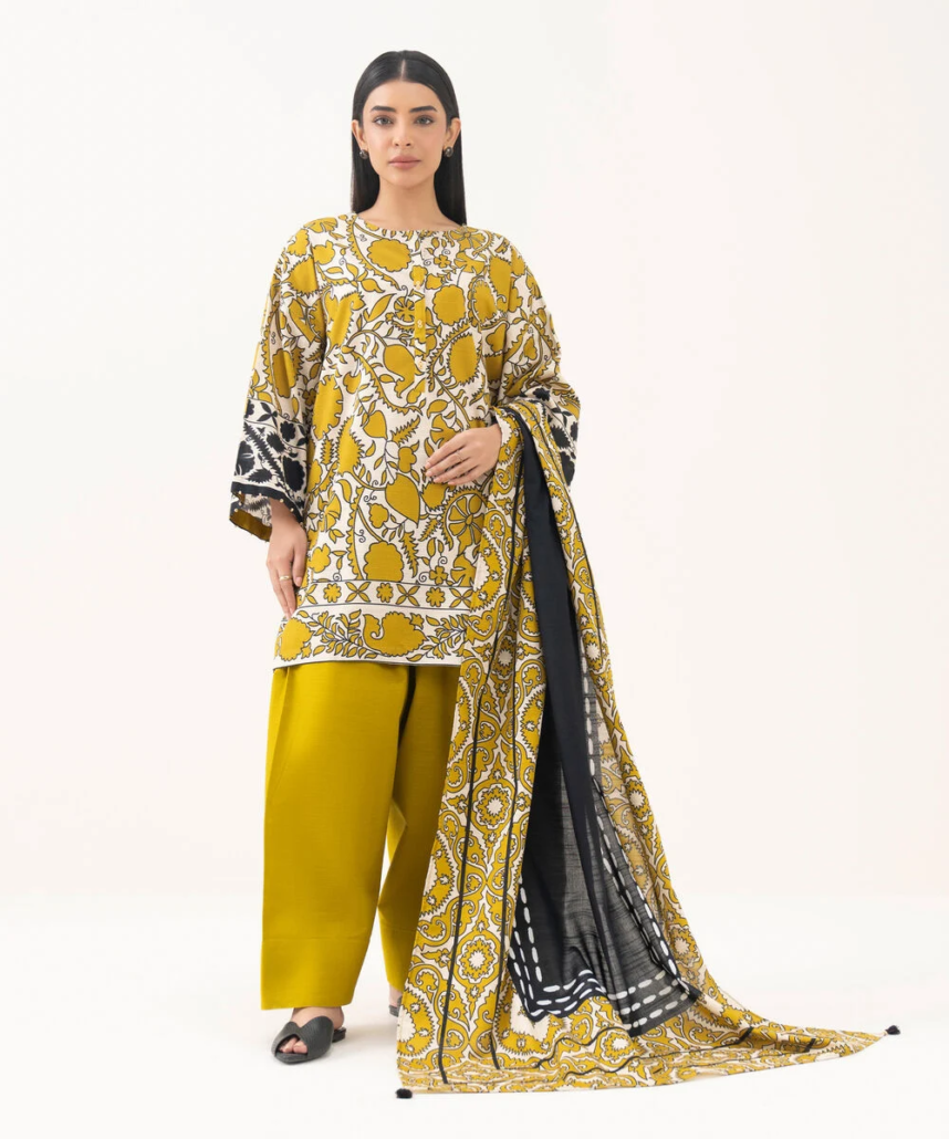 Printed Light Khaddar Shirt