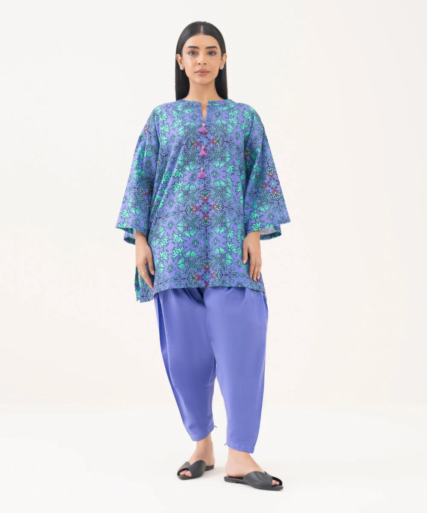 Printed Light Khaddar Shirt