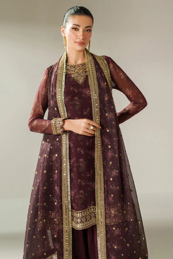 EMBROIDERED CHIFFON UC-3096