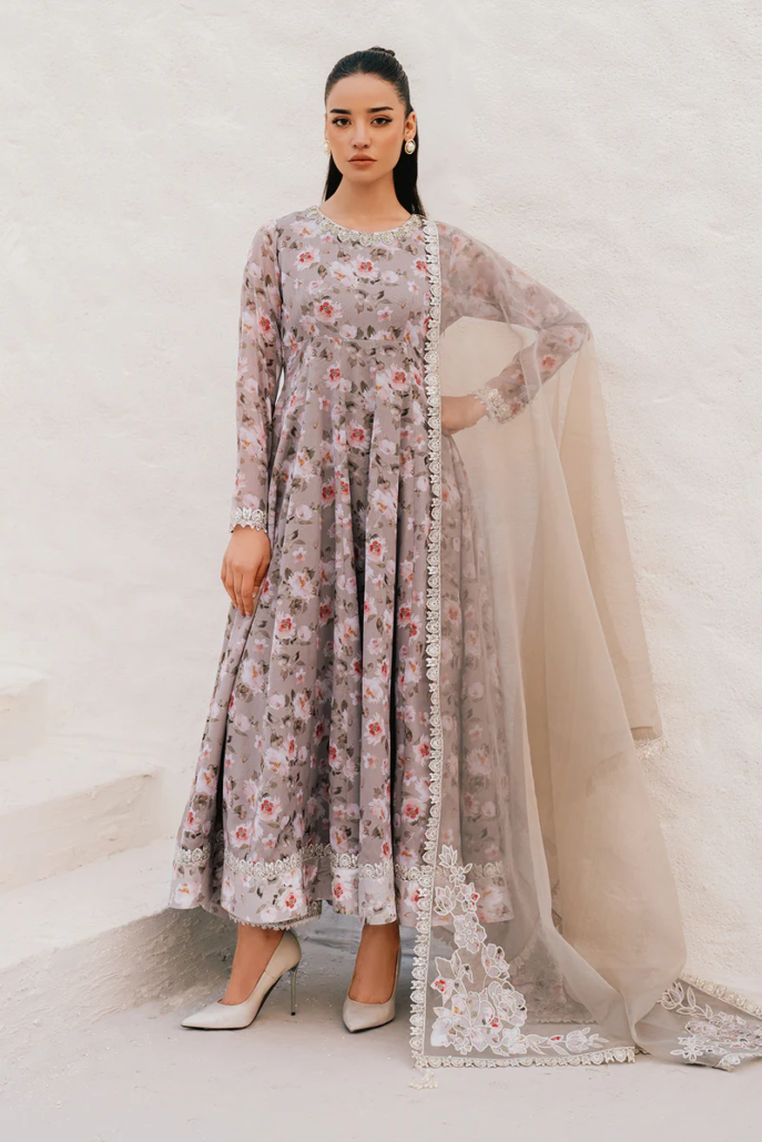 EMBROIDERED CHIFFON PR-1090